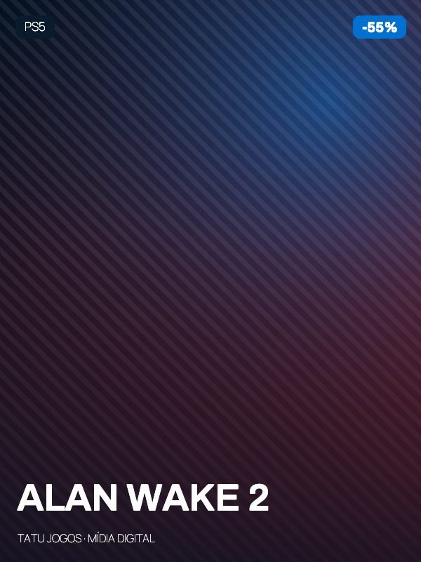 Capa de Alan Wake 2 para PS5
