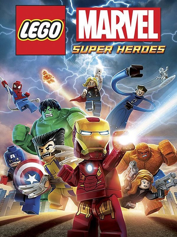 Capa de Lego Marvel Super Heroes para PS4