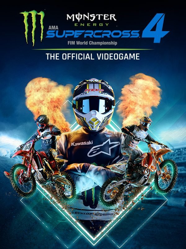 Capa de Monster Energy Supercross: The Official Videogame 4 para PS5