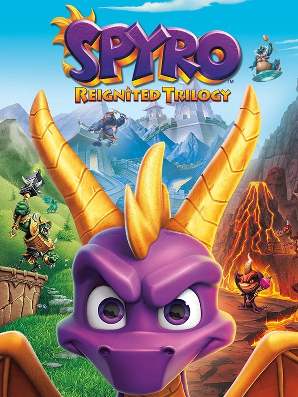 Capa de Spyro Reignited Trilogy para PS4