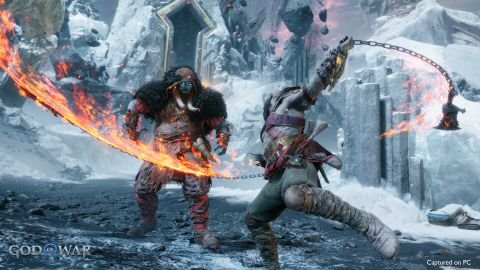 Captura de God of War Ragnarök — cena 3